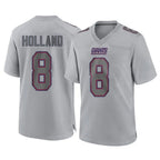 NY.Giants #8 Jevon Holland Player Gray Atmosphere Fashion Limited Game Gdoa Stitched Jerseys