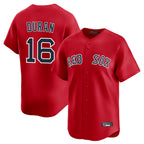 B.Red Sox #16 Jarren Duran Player Red Limited Home Game Gdoa Stitched Jerseys