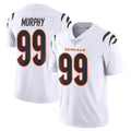 C.Bengals #99 Myles Murphy Player White Vapor Untouchable Limited Home Game Gdoa Stitched Jerseys