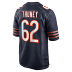 C.Bears #62 Joe Thuney Player Navy Home Game Gdoa Stitched Jerseys
