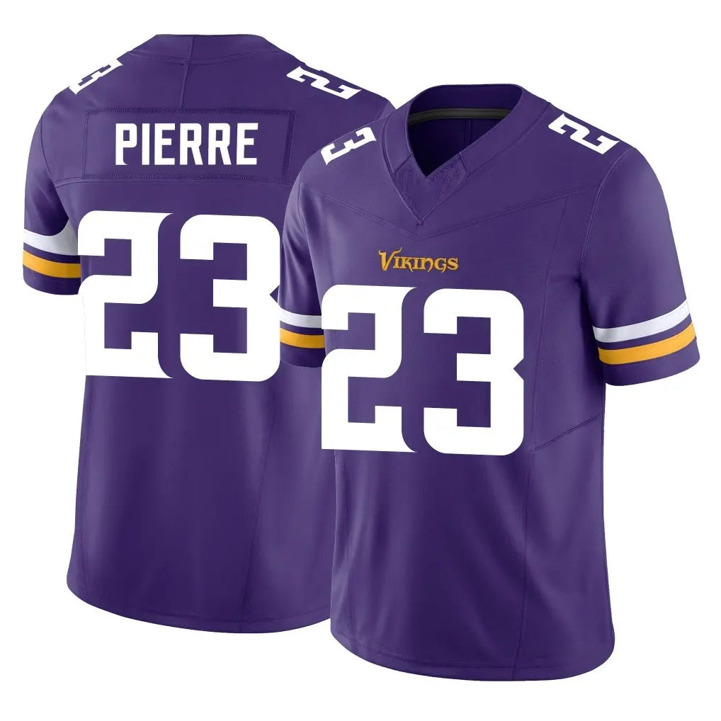 M.Vikings #23 James Pierre Player Purple Limited Vapor F.U.S.E. Home Game Gdoa Stitched Jerseys