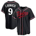 M.Twins #9 Trevor Larnach Player Black Fashion Out Home Limited Fdoa Stitched Jerseys