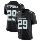 NY.Jets #29 Minkah Fitzpatrick Player Stealth Black Limited Vapor Home Game Gdoa Stitched Jerseys