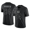 C.Bears #94 Austin Booker Player Black REFLECTIVE Limited Game Gdoa Stitched Jerseys