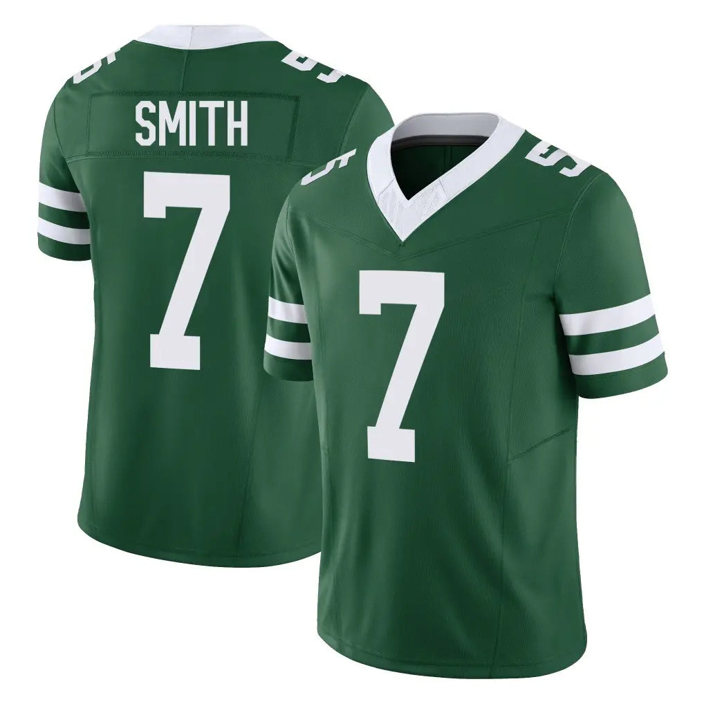 NY.Jets #7 Geno Smith Player Green Legacy Limited Vapor F.U.S.E. Home Game Gdoa Stitched Jerseys
