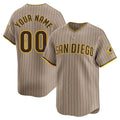 Custom S.Diego Padres Khaki Limited Home Game Any Name & Number Gdoa Stitched Jerseys