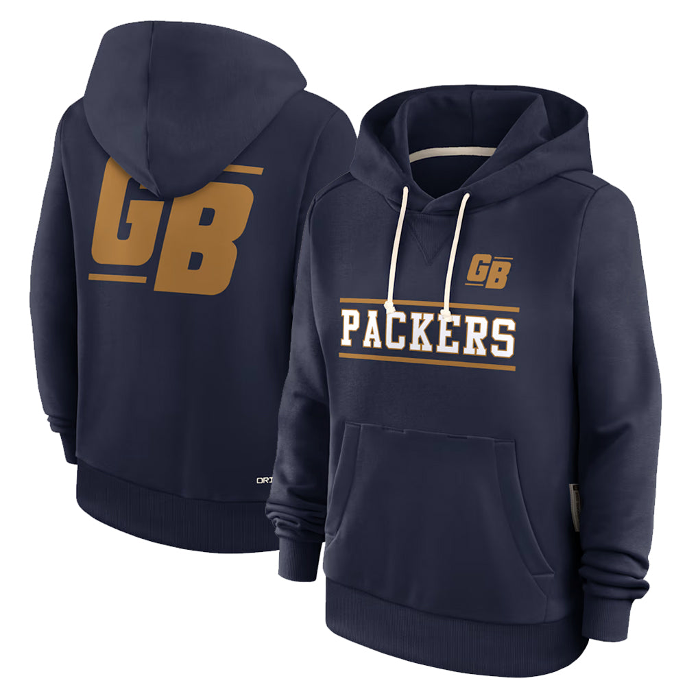 GB.Packers ## Packers Blank Player Navy The 1923 Classic Pullover Hoodies Limited Game Gdoa Stitched Jerseys
