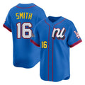 LA.Dodgers #16 Will Smith Player Blue All-Star Limited Home Fdoa Stitched Jerseys