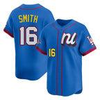LA.Dodgers #16 Will Smith Player Blue All-Star Limited Home Fdoa Stitched Jerseys