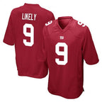 NY.Giants #9 Lsaiah Likely Player Red Home Game Gdoa Stitched Jerseys