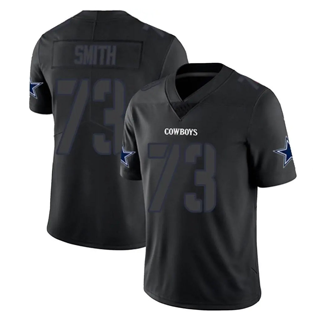 D.Cowboys #73 Tyler Smith Player Black Impact Limited Home Game Gdoa Stitched Jerseys