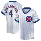 C.Cubs #4 Pete Crow-Armstrong Player White T-shirt Cooperstown Collection Limited Gdoa Stitched Jerseys