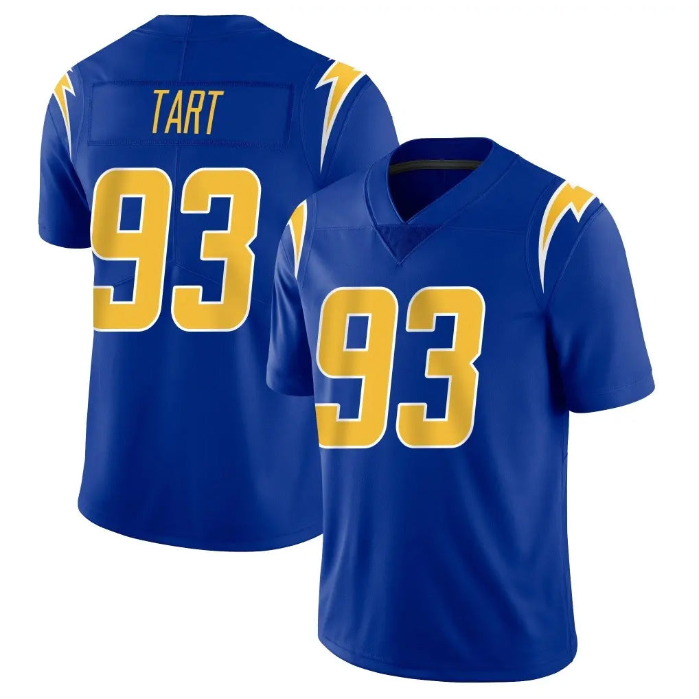 LA.Chargers #93 Teair Tart Player Royal Limited Vapor Home Game Gdoa Stitched Jerseys