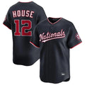 W.Nationals #12 Brady House Player Navy Alternate Limited Game Fdoa Stitched Jerseys