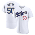 LA.Dodgers #50 Mookie Betts Player Gold White 2026 Collection Stadium Limited Elite Fdoa Stitched Jerseys