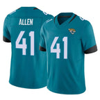 J.Jaguars #41 Josh Hines-Allen Player Teal Vapor F.U.S.E. Limited Home Game Gdoa Stitched Jerseys