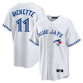 T.Blue Jays #11 Bo Bichette Player White Home Limited Fdoa Stitched Jerseys