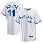 T.Blue Jays #11 Bo Bichette Player White Home Limited Fdoa Stitched Jerseys