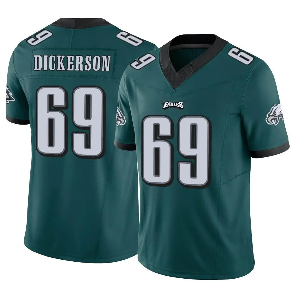 P.Eagles #69 Landon Dickerson Player Team Color Green Limited Vapor F.U.S.E. Home Game Gdoa Stitched Jerseys