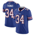 B.Bills #34 Thurman Thomas Player Royal Vapor Untouchable Limited Gdoa Stitched Jerseys