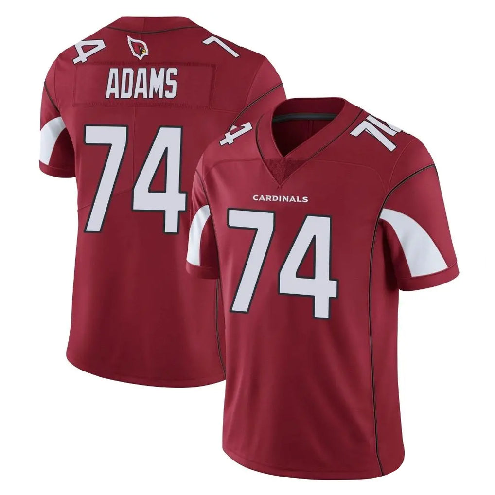 A.Cardinals #74 Isaiah Adams Player Cardinal Vapor Limited Home Game  Gdoa Stitched Jerseys