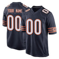 Custom C.Bears Navy Home Game Any Name & Numbers Gdoa Stitched Jerseys