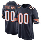 Custom C.Bears Navy Home Game Any Name & Numbers Gdoa Stitched Jerseys