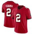 TB.Buccaneers #2 Emeka Egbuka Player Red Limited Vapor F.U.S.E. Home Game Gdoa Stitched Jerseys