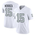 LV.Raiders #15 Fernando Mendoza Player White Vapor F.U.S.E. Limited Home Game Gdoa Stitched Jerseys