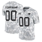 Custom C.Panthers Arctic Camo Salute to Service Limited Game Any Name & Numbers Gdoa Stitched Jerseys