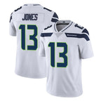 S.Seahawks #13 Ernest Jones IV Player White Limited Vapor Untouchable Home Game Gdoa Stitched Jerseys