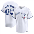 Custom T.Blue Jays White Limited Home Game Any Name & Number Gdoa Stitched Jerseys