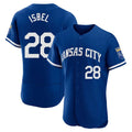 KC.Royals #28 Kyle Isbel Player Royal City Connect Limited Elite Home Game Gdoa Stitched Jerseys