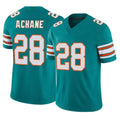 M.Dolphins #28 De'Von Achane Player Aqua Limited Alternate Vapor F.U.S.E. Home Game Gdoa Stitched Jerseys