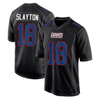NY.Giants #18 Darius Slayton Player Carbon Fashion Limited Home Game Gdoa Stitched Jerseys