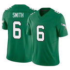 P.Eagles #6 DeVonta Smith Player Green Kelly Alternate Vapor F.U.S.E. Home Game Gdoa Stitched Jerseys
