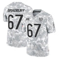 C.Bears #67 Garrett Bradbury Player Arctic Camo Salute to Service Limited Gdoa Stitched Jerseys