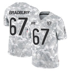 C.Bears #67 Garrett Bradbury Player Arctic Camo Salute to Service Limited Gdoa Stitched Jerseys
