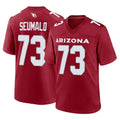 A.Cardinals #73 Isaac Seumalo Player Cardinal Limited Home Game Gdoa Stitched Jerseys