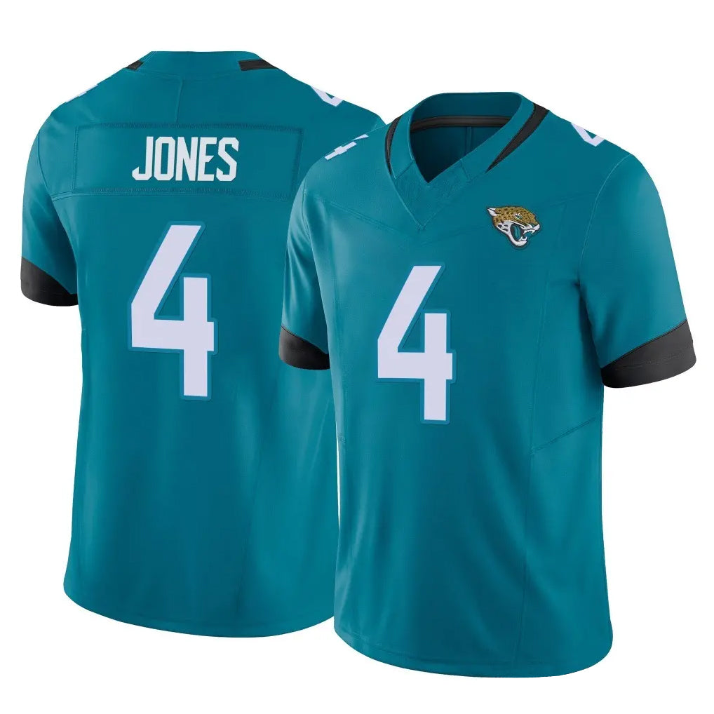 J.Jaguars #4 Jarrian Jones Player Teal Vapor F.U.S.E. Limited Home Game Gdoa Stitched Jerseys