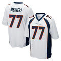 D.Broncos #77 Quinn Meinerz Player White Game Gdoa Stitched Jerseys