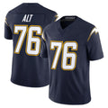 LA.Chargers #76 Joe Alt Player Navy Vapor F.U.S.E. Limited Home Game Gdoa Stitched Jerseys