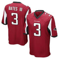 A.Falcons #3 Jessie Bates III Player Red Color Vapor Home Game Gdoa Stitched Jerseys