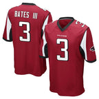 A.Falcons #3 Jessie Bates III Player Red Color Vapor Home Game Gdoa Stitched Jerseys