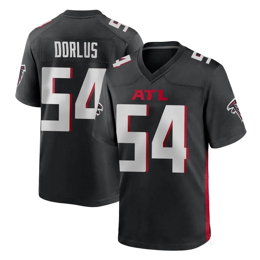 A.Falcons #54 Brandon Dorlus Player Black Home Game Gdoa Stitched Jerseys