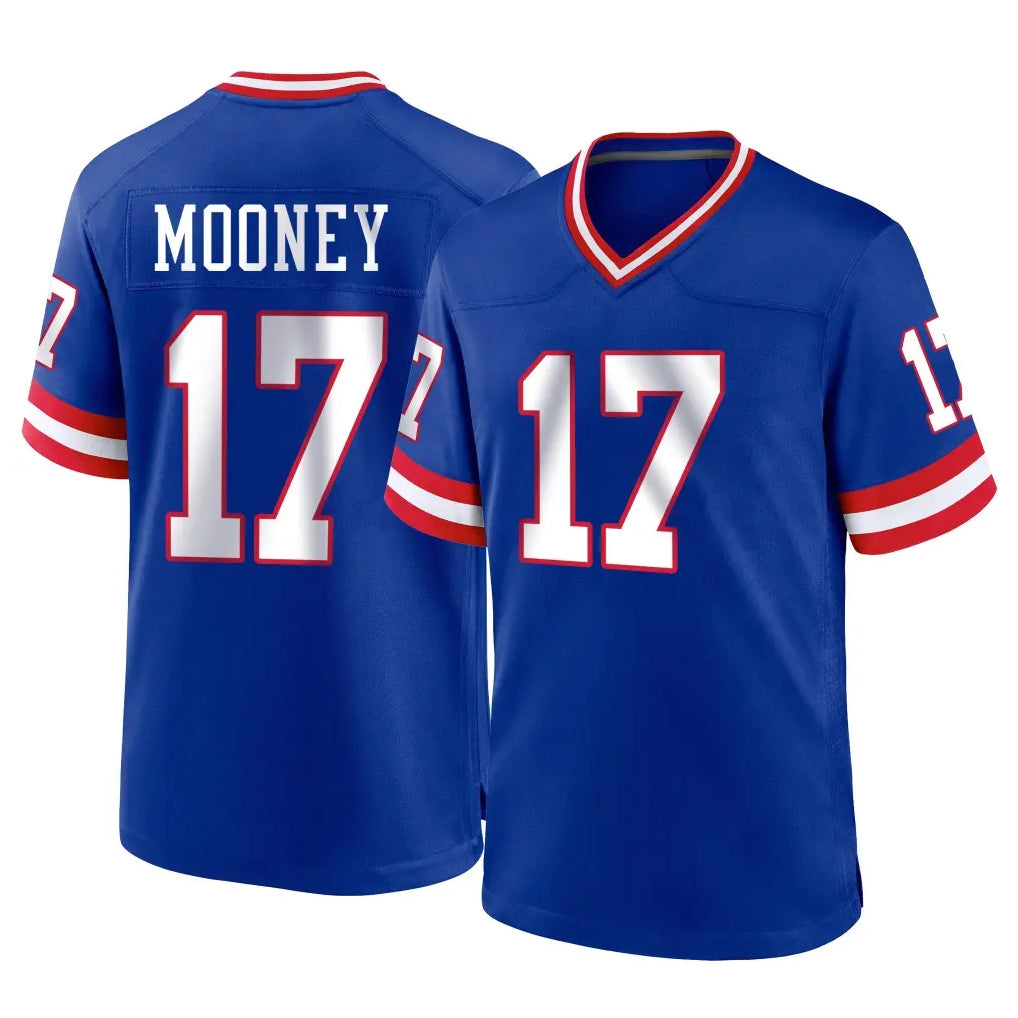 NY.Giants #17 Darnell Mooney Player Royal Classic Home Game Gdoa Stitched Jerseys