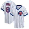 C.Cubs #8 Ian Happ Player White T-shirt Cooperstown Collection Limited Gdoa Stitched Jerseys