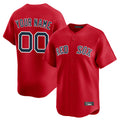 Custom B.Red Sox Red Limited Home Game Any Name & Number Gdoa Stitched Jerseys