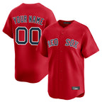 Custom B.Red Sox Red Limited Home Game Any Name & Number Gdoa Stitched Jerseys