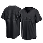 P.Phillies #59 Jhoan Duran Player Black Pitch Fashion Limited T-shirt Fdoa Stitched Jerseys